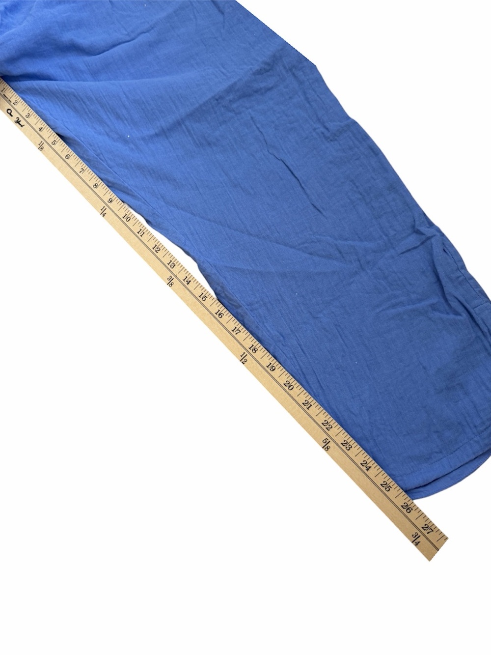 Pact Cotton Drawstring Pants in Periwinkle Blue - Picture 8 of 9